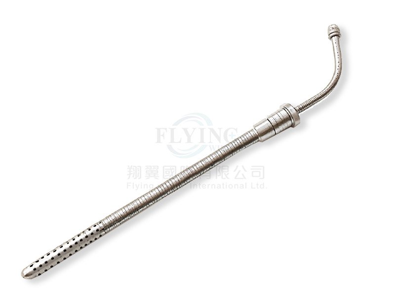 U.K小兒手術多孔吸引先(彎)