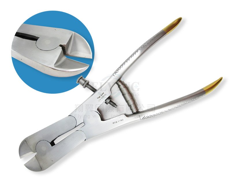 骨剪Pin cutter(金把)-24cm