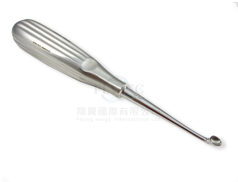 U.K柄式刮骨匙-17cm