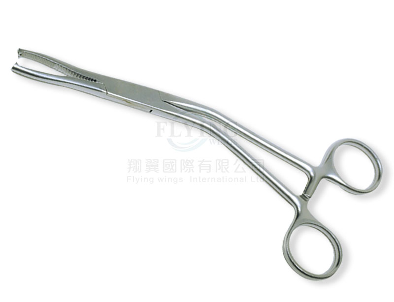 U.K持骨鉗(彎)19cm