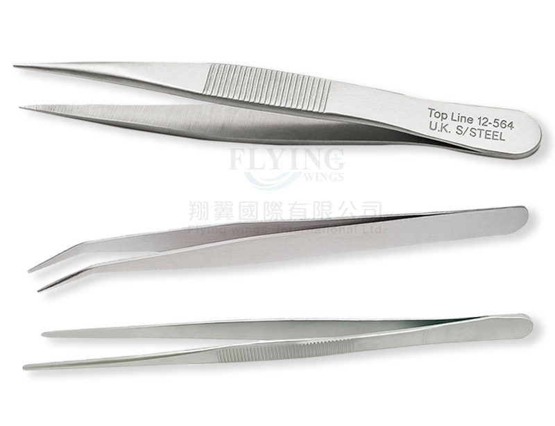 U.K長鑷子(無齒)18 / 25 / 30cm | U.K小尖鑷(直&彎)-11.5cm