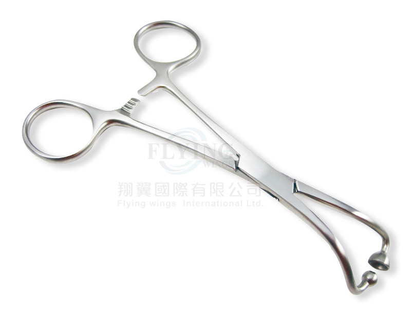 德製布帕鉗(球型端)-13.5cm
