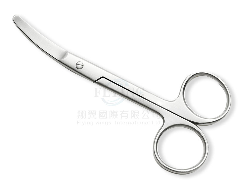 U.K頓波(雙圓)剪刀-直(14.5cm) / 彎(14.5cm)